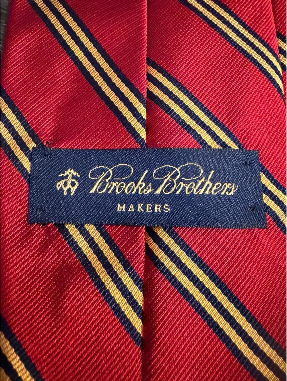 Vtg Brooks Brothers Makers Repp Stripe Silk Tie Lot